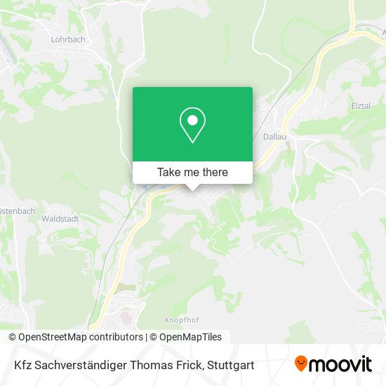 Kfz Sachverständiger Thomas Frick map