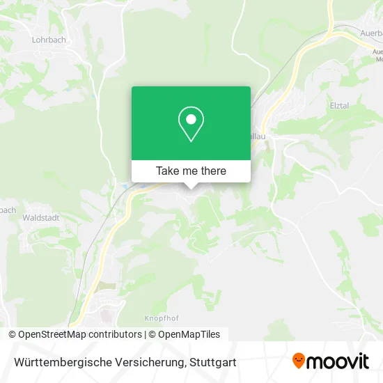 Карта Württembergische Versicherung