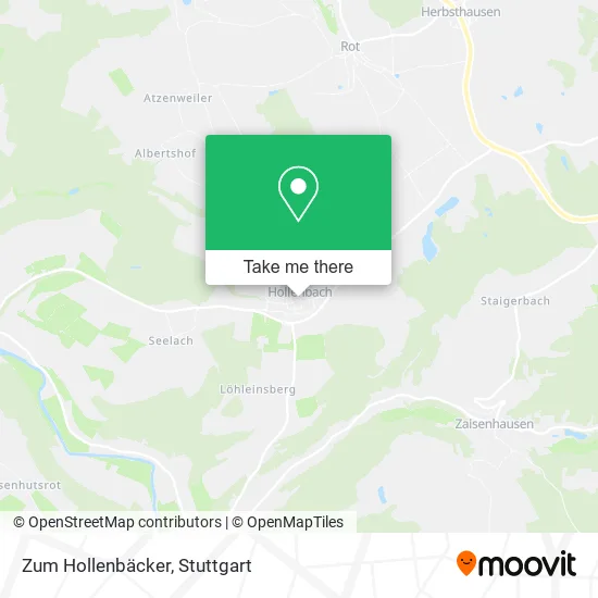 Карта Zum Hollenbäcker