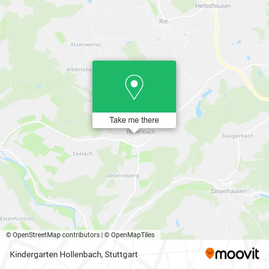 Карта Kindergarten Hollenbach