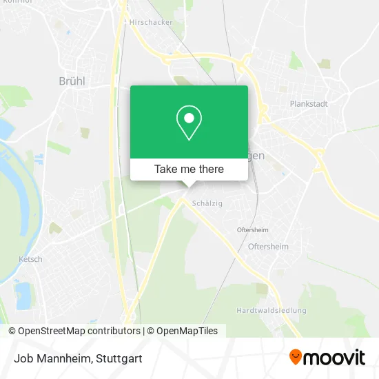 Карта Job Mannheim