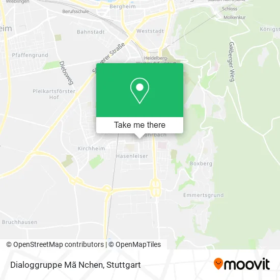Карта Dialoggruppe Mã Nchen