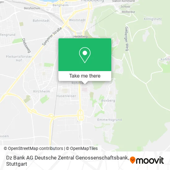 Карта Dz Bank AG Deutsche Zentral Genossenschaftsbank