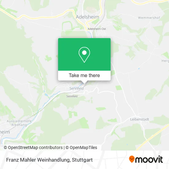 Карта Franz Mahler Weinhandlung