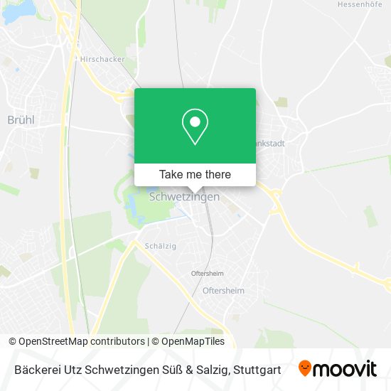 Bäckerei Utz Schwetzingen Süß & Salzig map