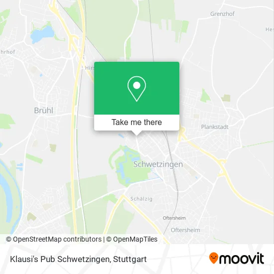 Карта Klausi's Pub Schwetzingen