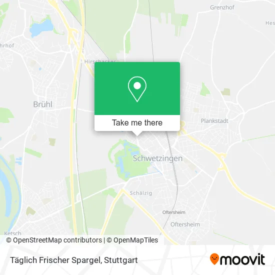 Карта Täglich Frischer Spargel