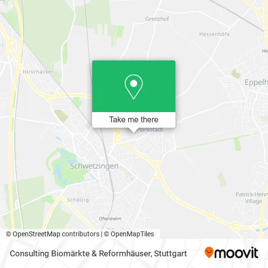 Карта Consulting Biomärkte & Reformhäuser