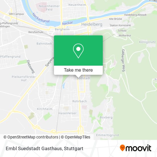 Карта Embl Suedstadt Gasthaus