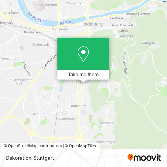 Карта Dekoration