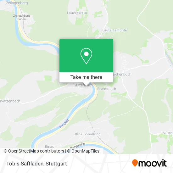 Карта Tobis Saftladen