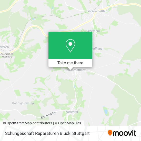 Schuhgeschäft Reparaturen Blück map