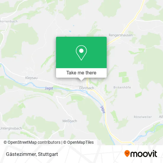 Карта Gästezimmer