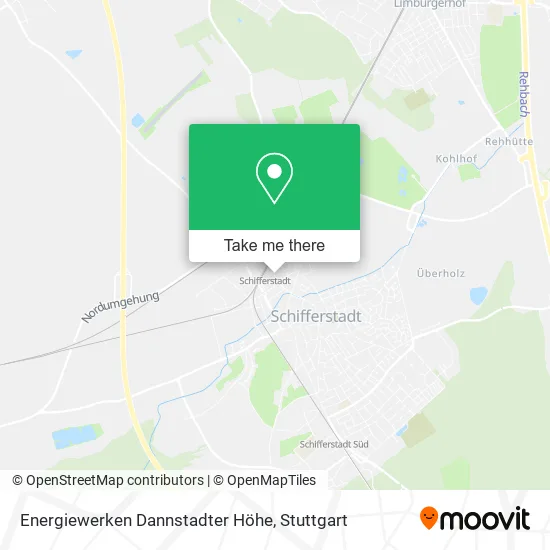 Карта Energiewerken Dannstadter Höhe