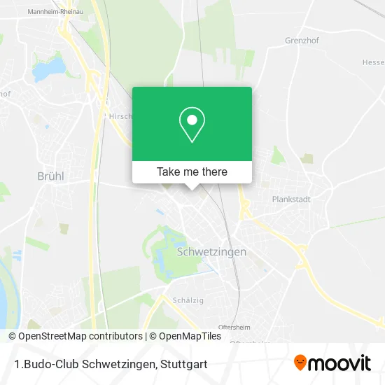 Карта 1.Budo-Club Schwetzingen
