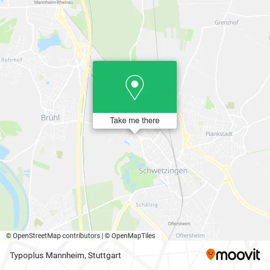 Карта Typoplus Mannheim