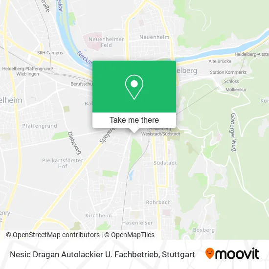 Карта Nesic Dragan Autolackier U. Fachbetrieb