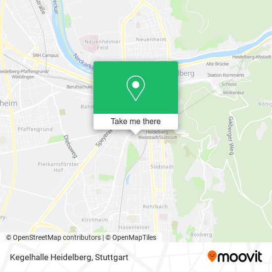 Kegelhalle Heidelberg map