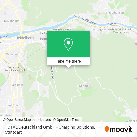 TOTAL Deutschland GmbH - Charging Solutions map