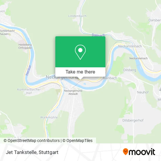 Карта Jet Tankstelle