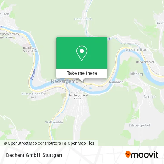 Карта Dechent GmbH