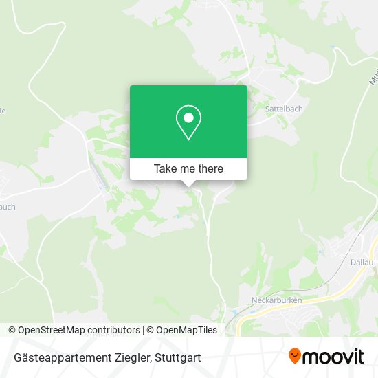 Gästeappartement Ziegler map
