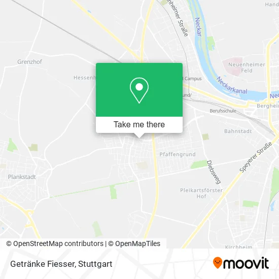 Карта Getränke Fiesser