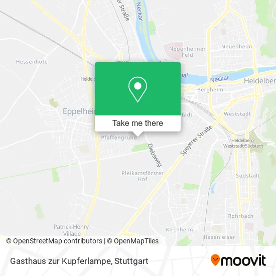 Карта Gasthaus zur Kupferlampe