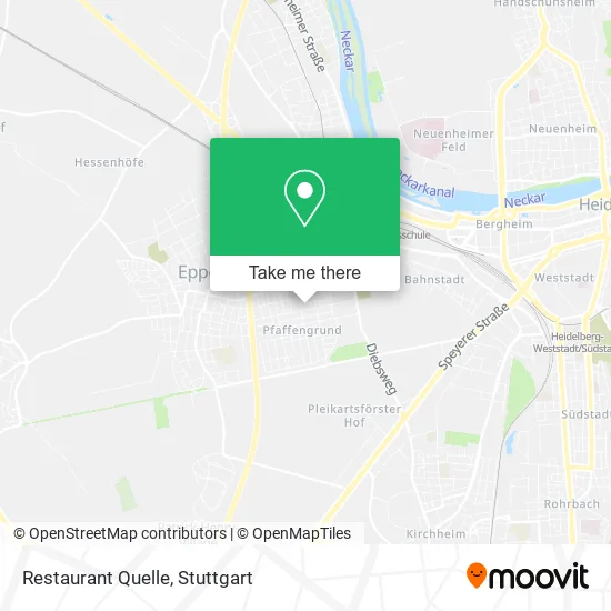 Карта Restaurant Quelle