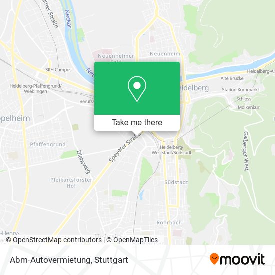 Карта Abm-Autovermietung