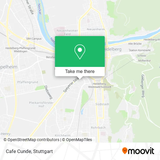 Карта Cafe Cunde