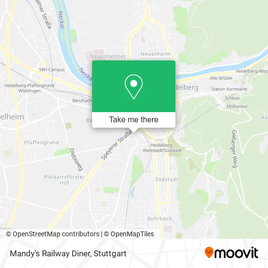Карта Mandy's Railway Diner