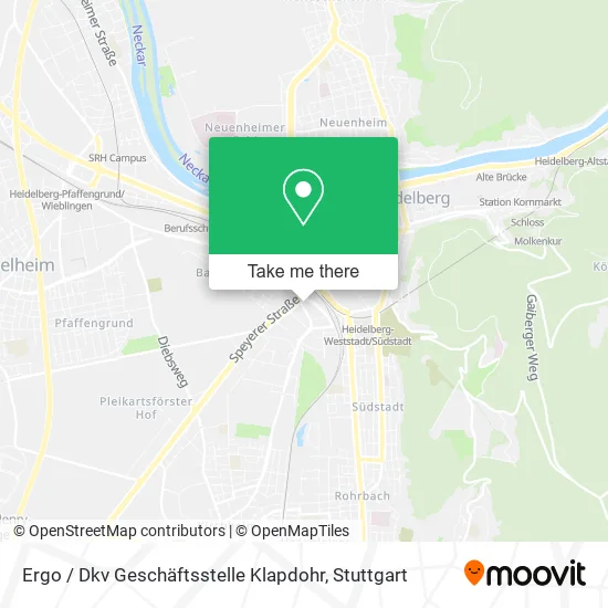 Карта Ergo / Dkv Geschäftsstelle Klapdohr