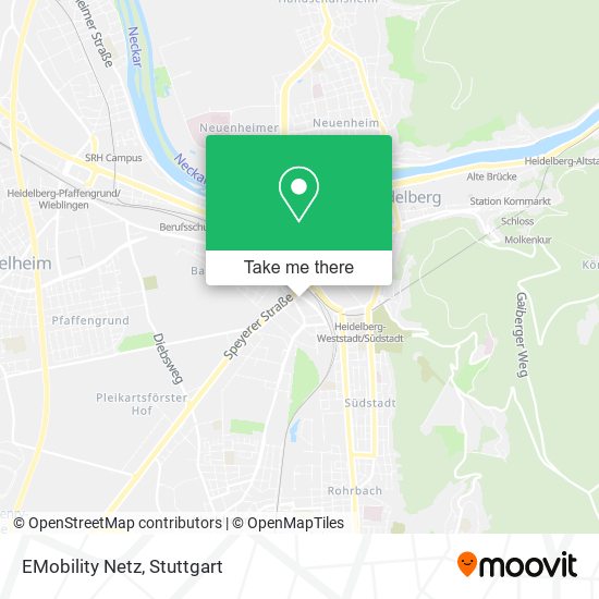 Карта EMobility Netz