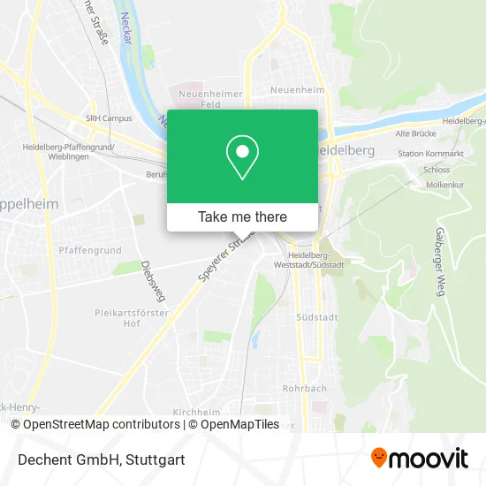 Карта Dechent GmbH