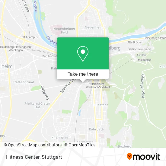 Карта Hitness Center