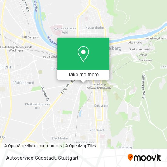 Autoservice-Südstadt map