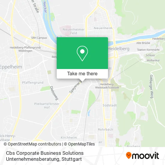 Карта Cbs Corporate Business Solutions Unternehmensberatung