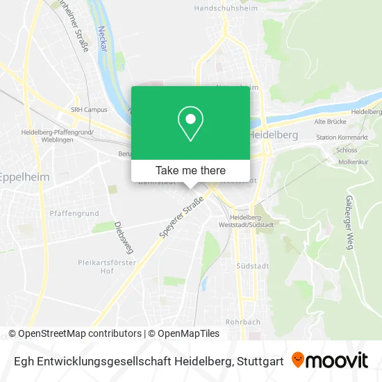 Карта Egh Entwicklungsgesellschaft Heidelberg