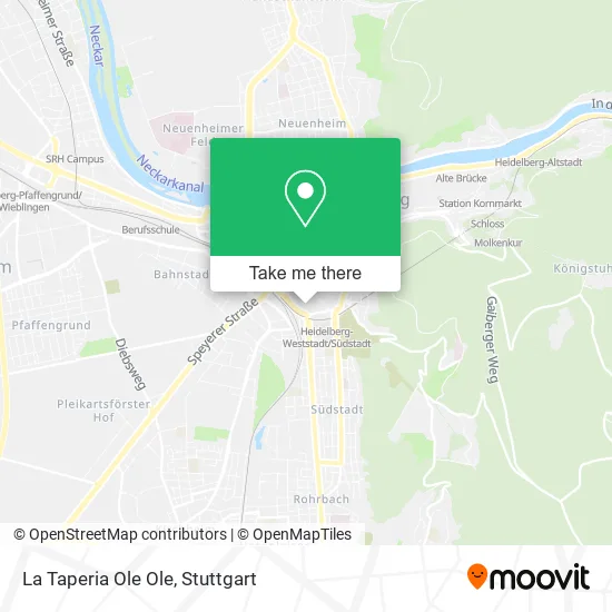Карта La Taperia Ole Ole