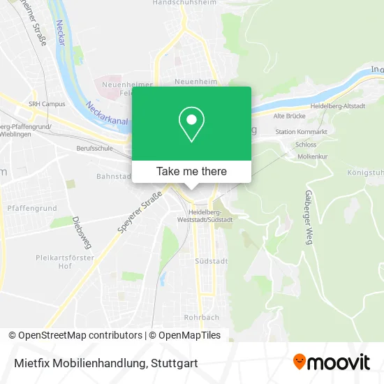 Карта Mietfix Mobilienhandlung