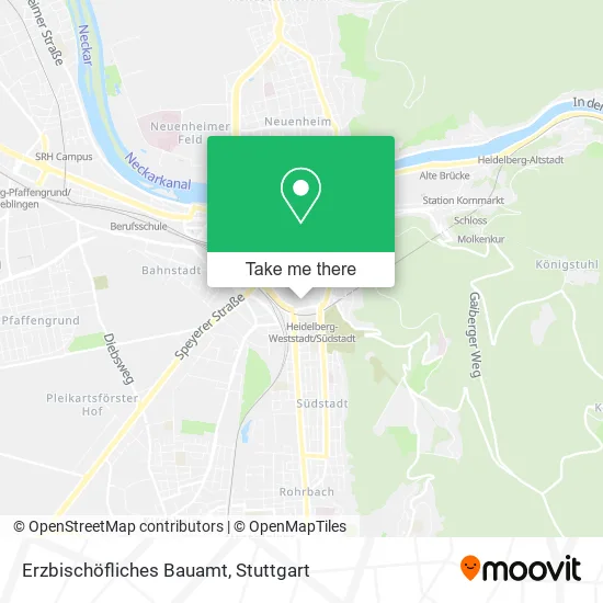 Карта Erzbischöfliches Bauamt