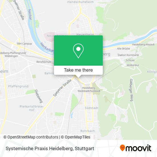 Карта Systemische Praxis Heidelberg