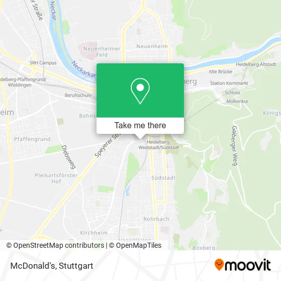 Карта McDonald's