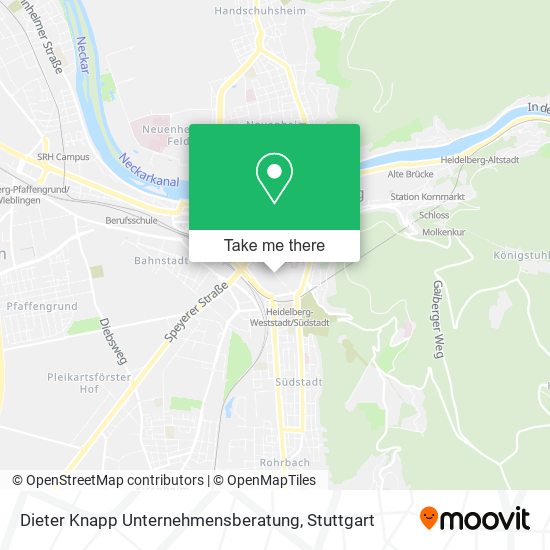 Dieter Knapp Unternehmensberatung map