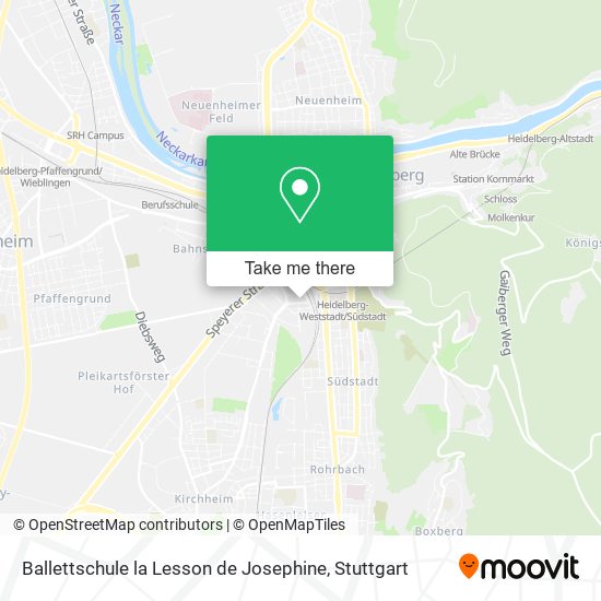 Ballettschule la Lesson de Josephine map