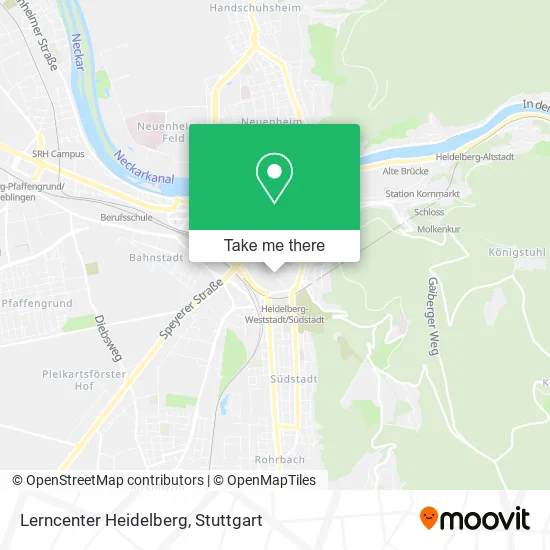 Карта Lerncenter Heidelberg