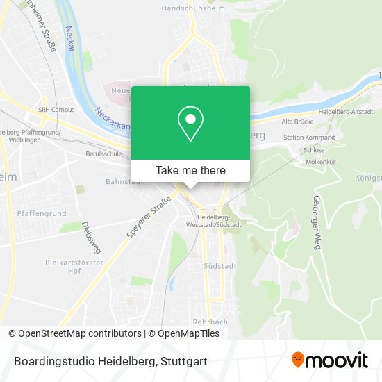 Boardingstudio Heidelberg map