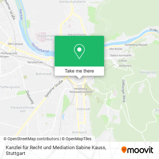 Карта Kanzlei für Recht und Mediation Sabine Kauss