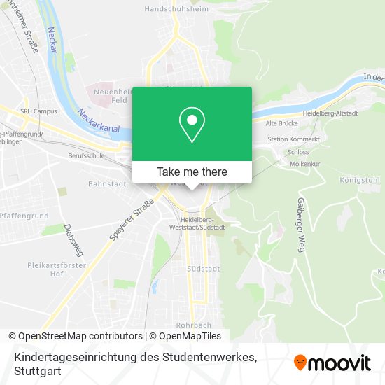 Kindertageseinrichtung des Studentenwerkes map